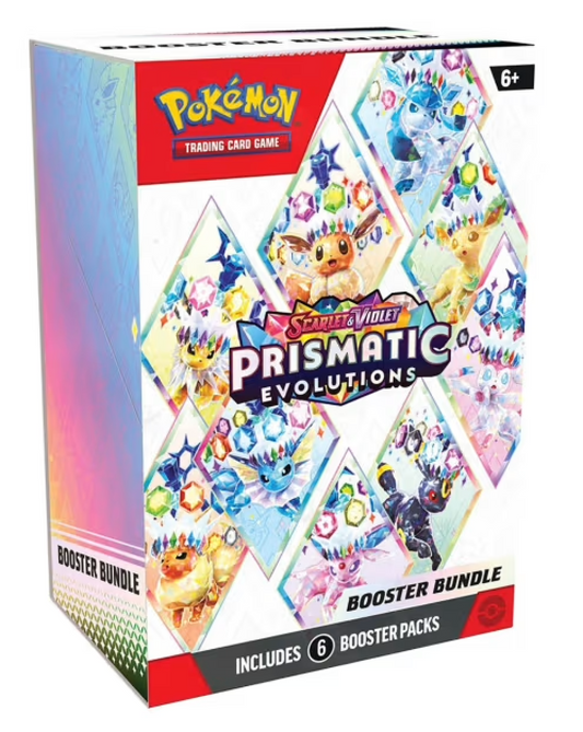 Pokemon Scarlet & Violet Prismatic Evolutions Booster Bundle